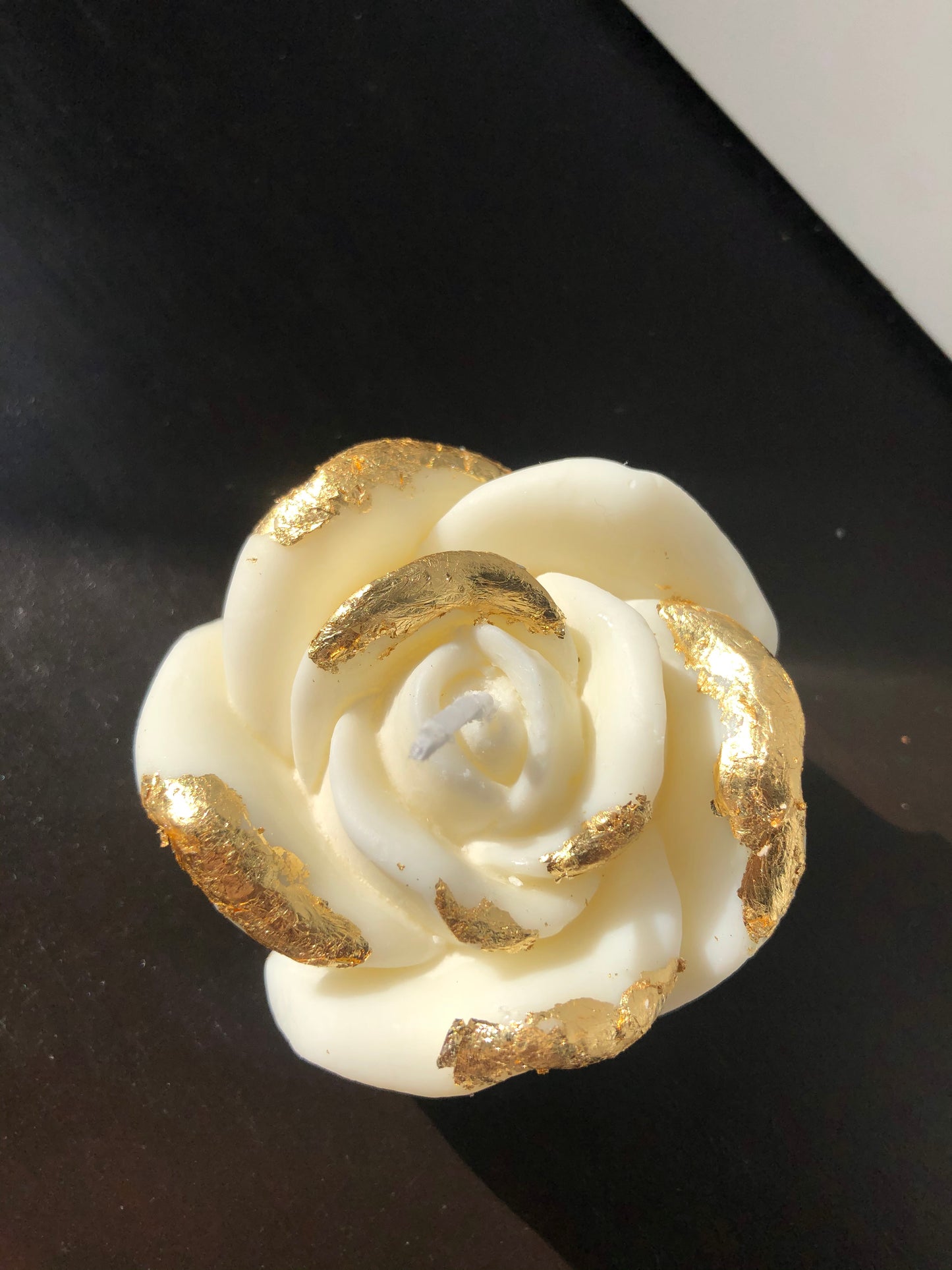 Gold Rose Candle
