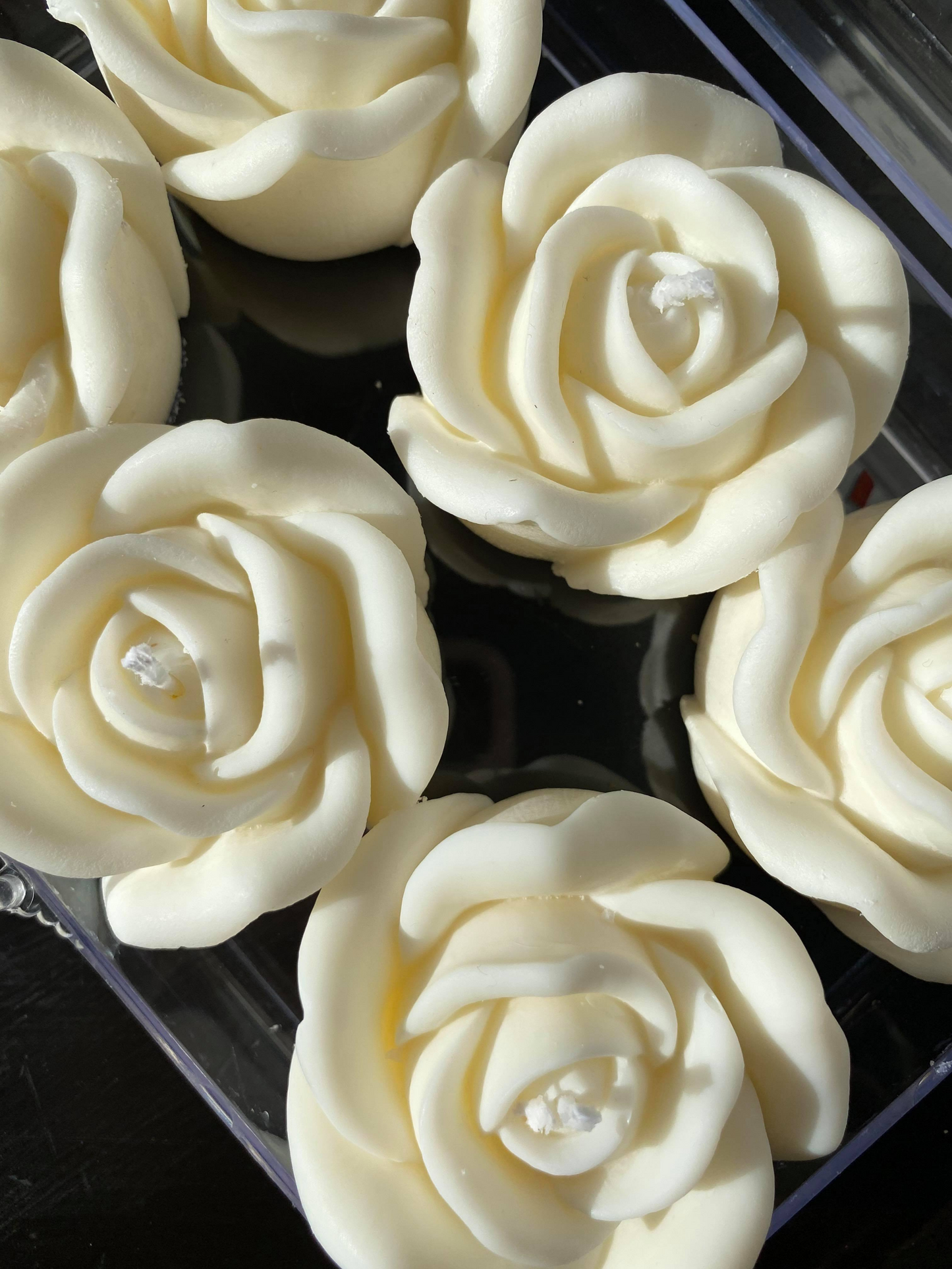 Half a Dozen Rose Candles