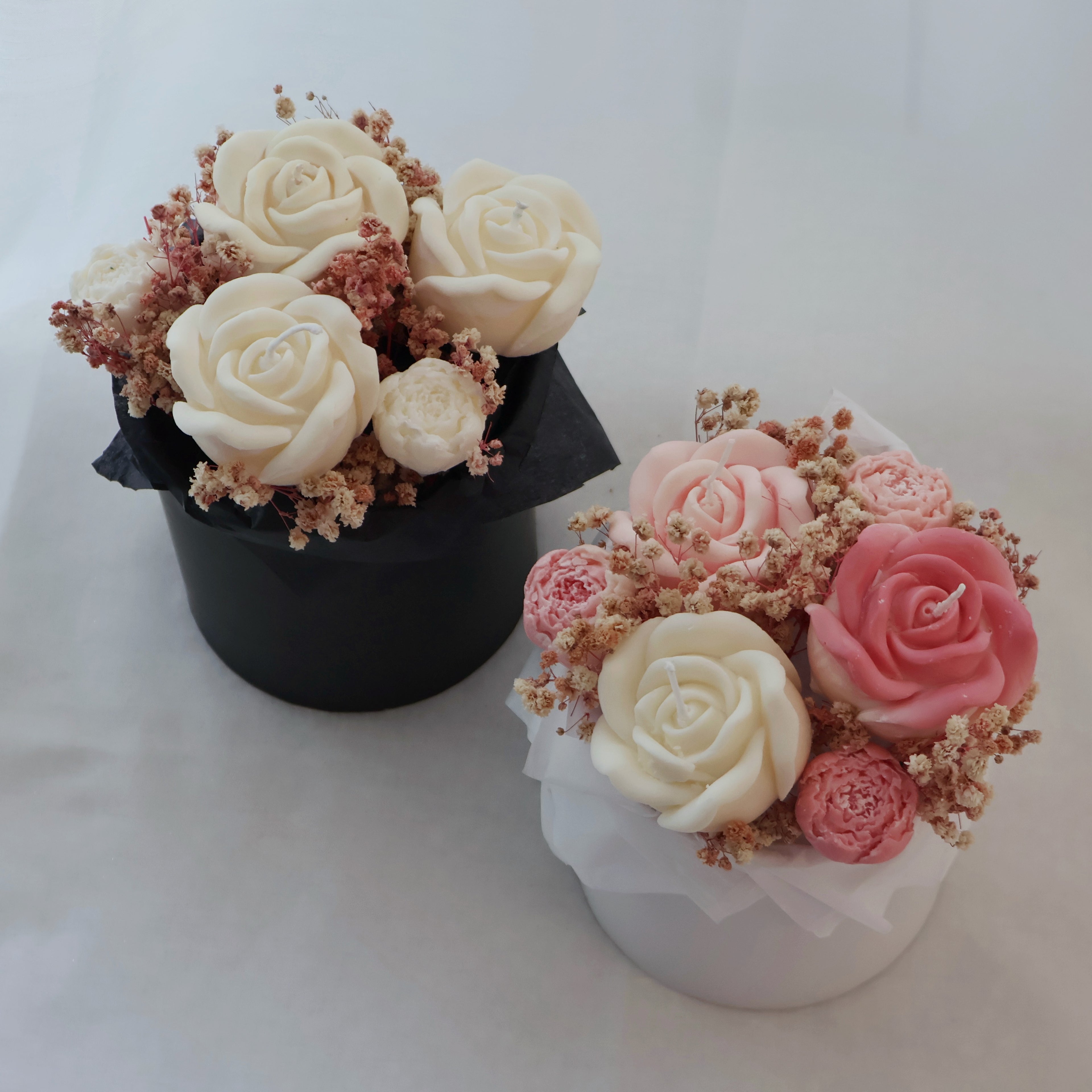 Ivory Rose Bouquet Candle