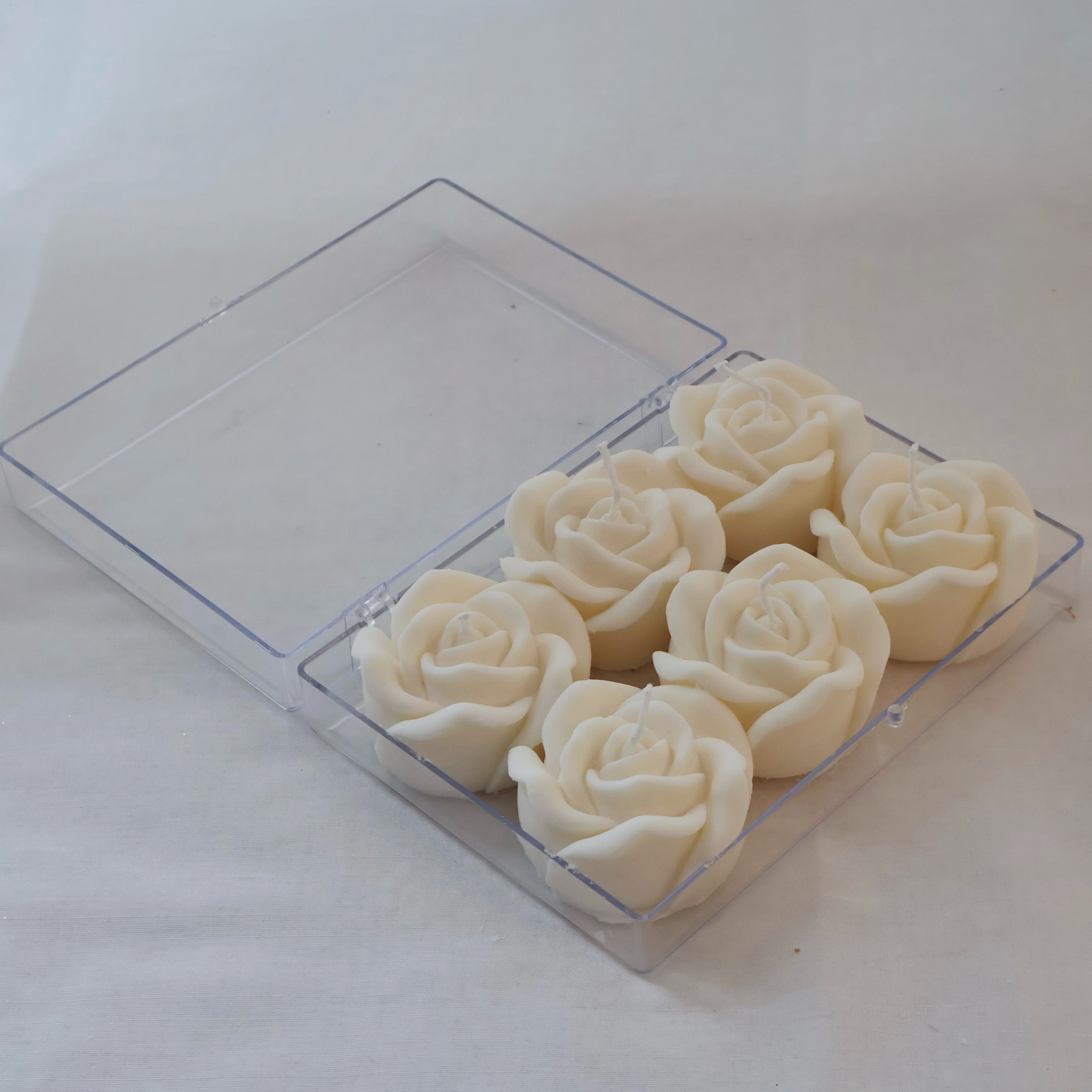 Half a Dozen Rose Candle Set