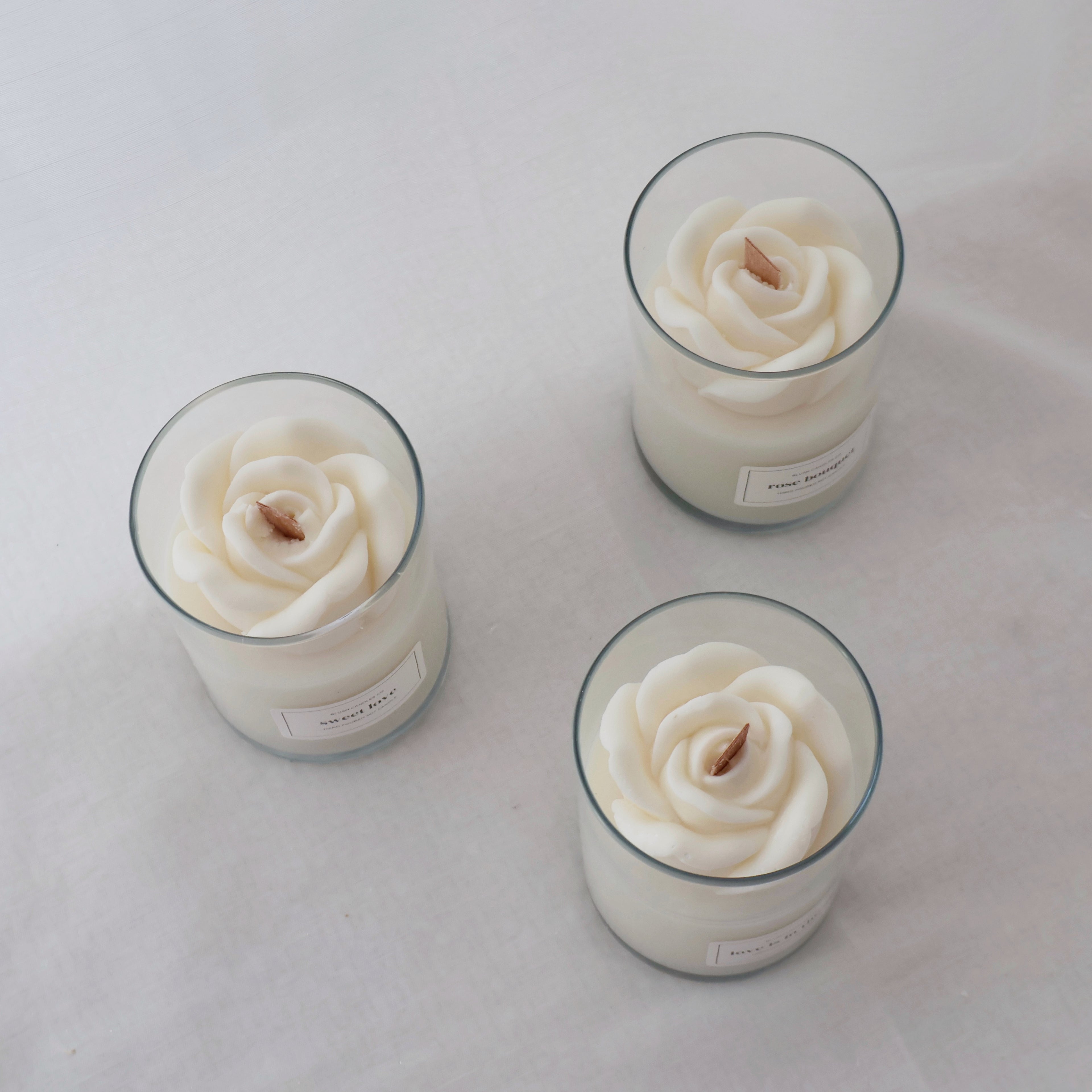 White Love in a Jar Candle
