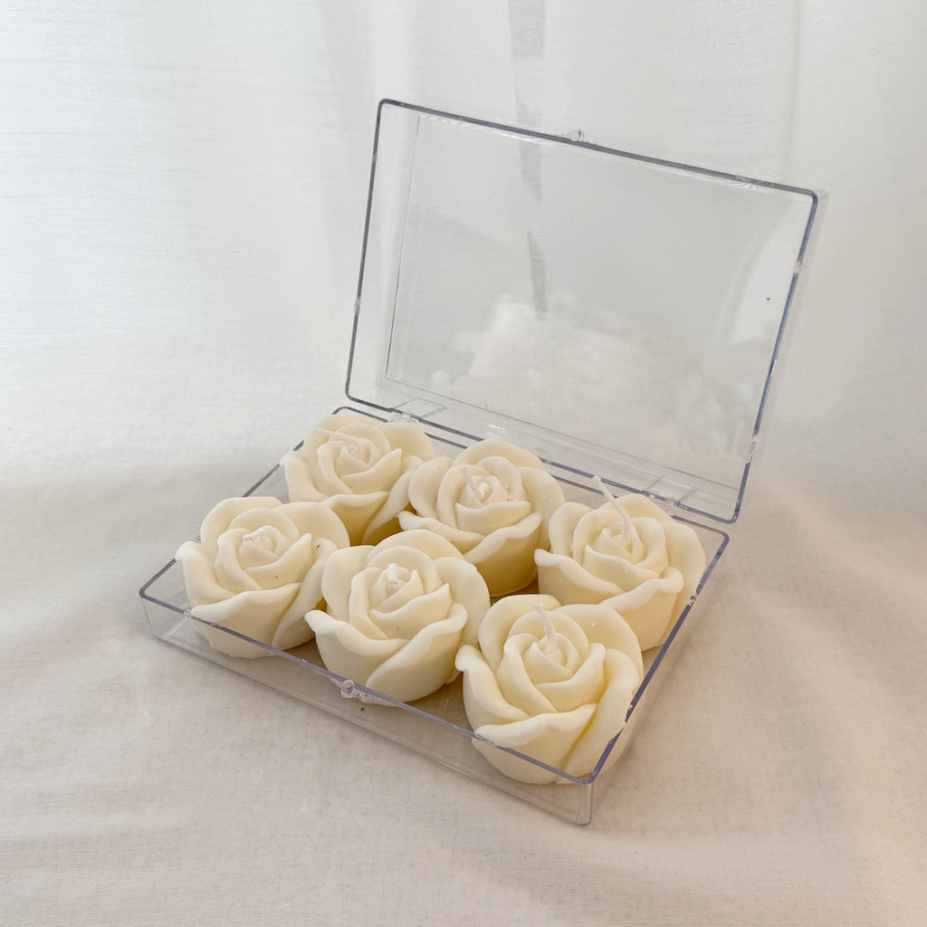 Half a Dozen Rose Candle Set