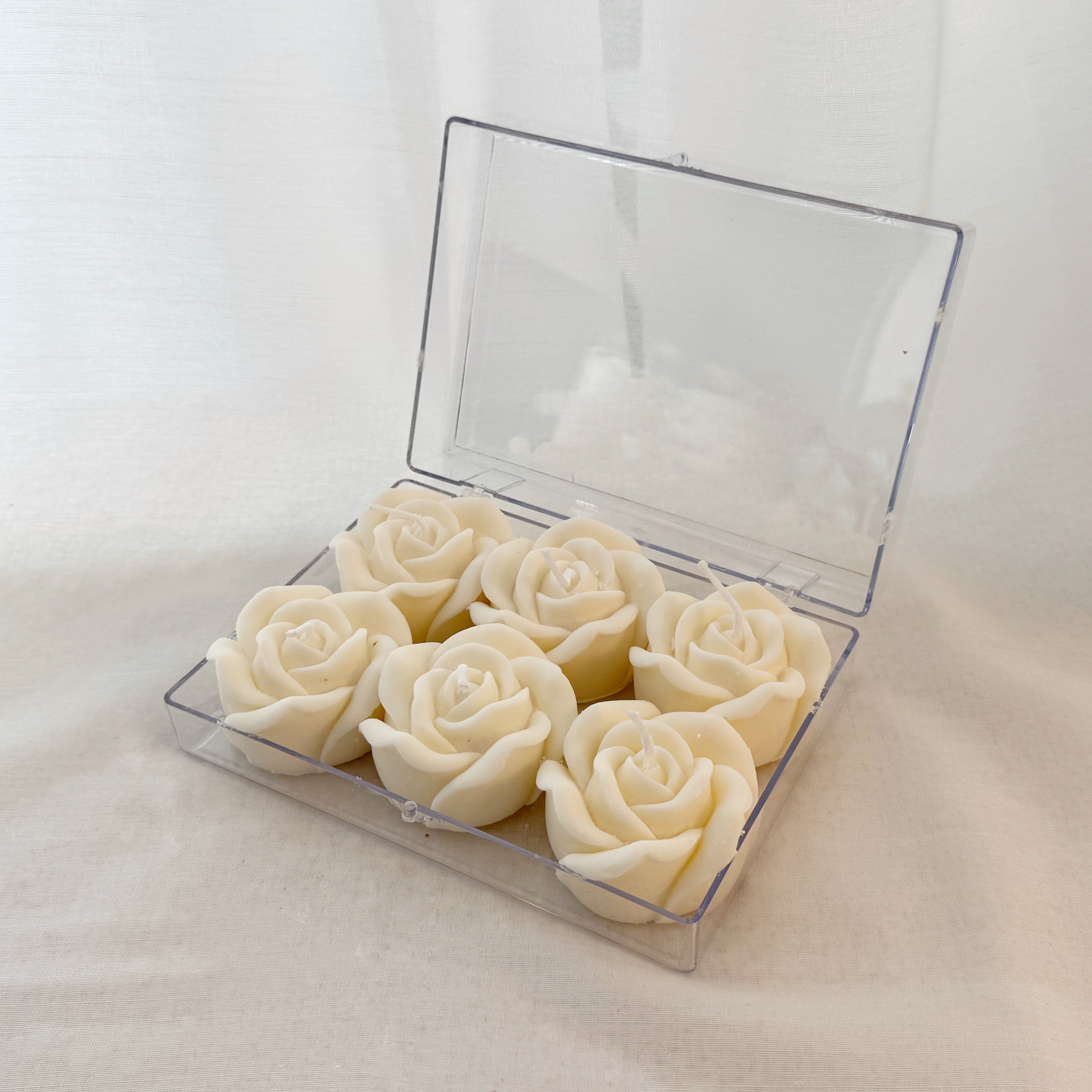 Half a Dozen Rose Candle Set