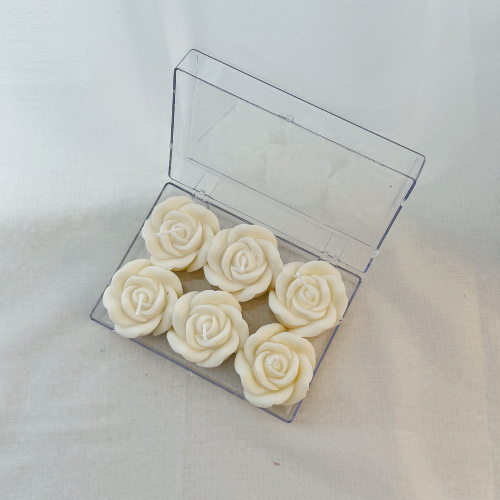 Half a Dozen Rose Candle Set