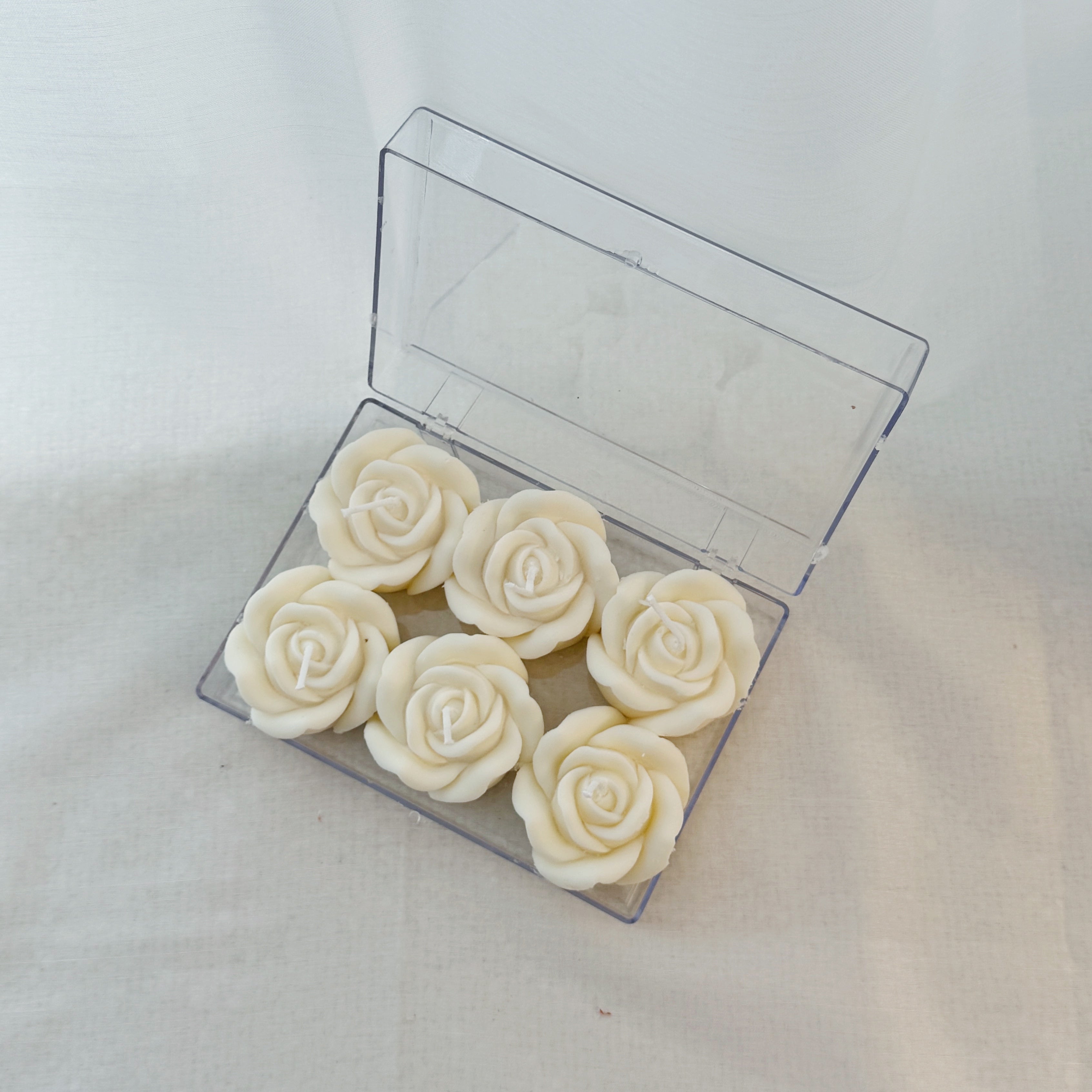 Half a Dozen Rose Candle Set