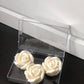 Love Triangle Rose Candles